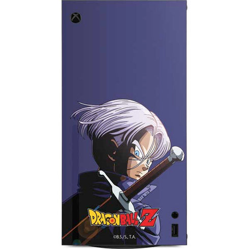 Dragon Ball Z Trunks Portrait XBox Series X Digital Edition Console Skin
